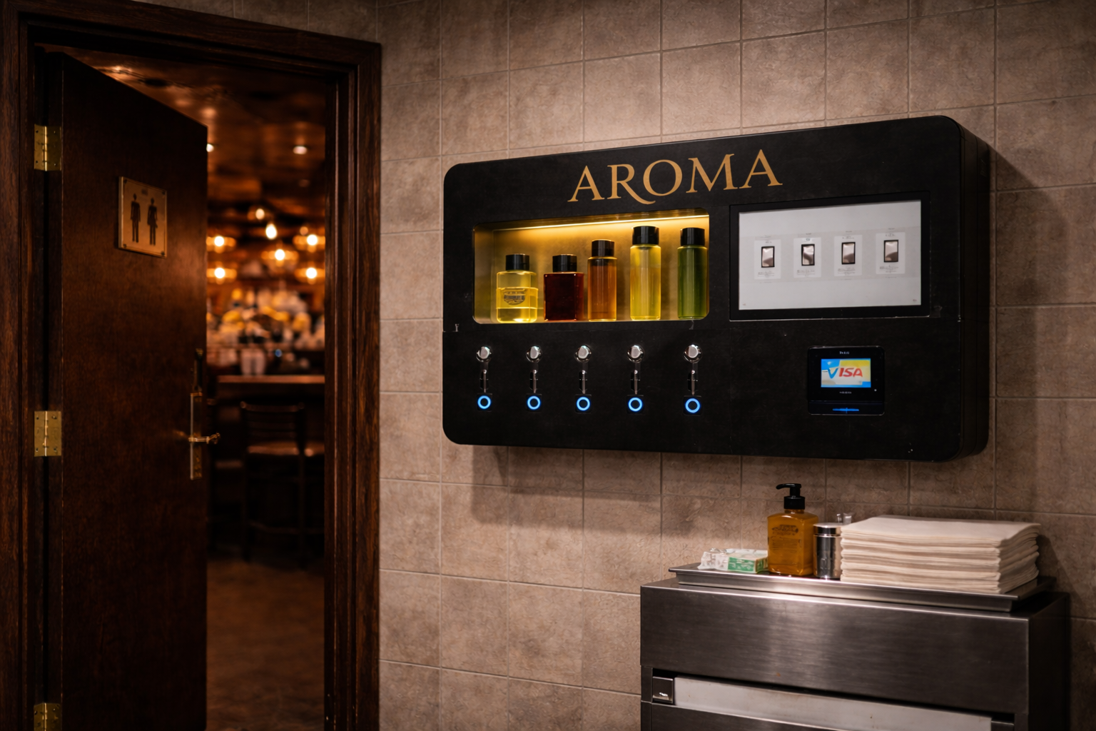 Aroma dispenser illustration
